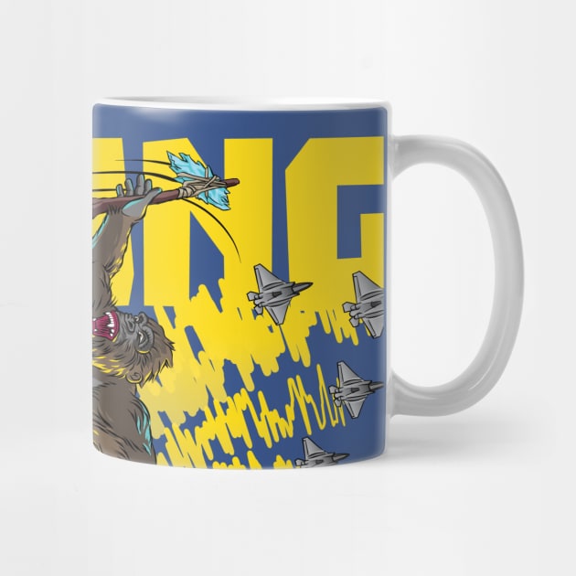 Gojira & Kong on the ocean by foozledesign